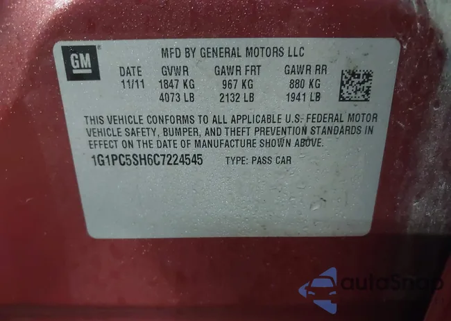 1G1PC5SH6C7224545: 44019273