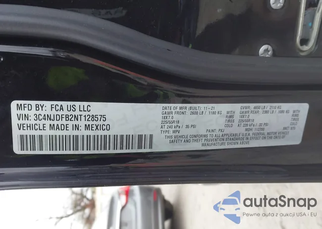 3C4NJDFB2NT128575: 44019380