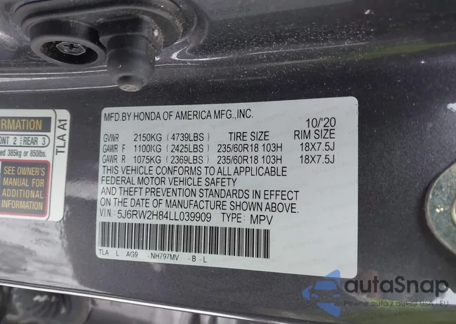 5J6RW2H84LL039909: 44019567