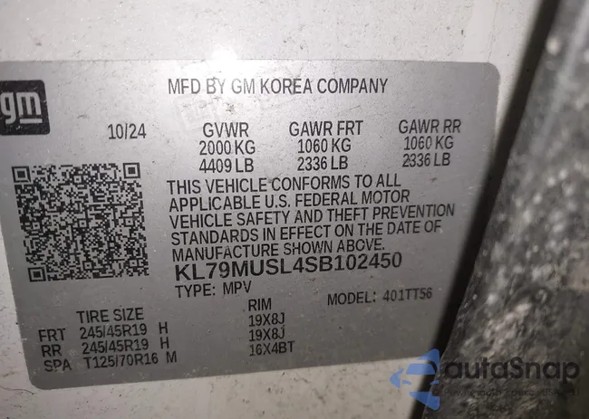 KL79MUSL4SB102450: 44020708