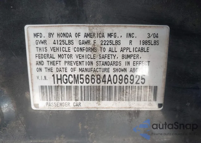 1HGCM56684A096925: 44020844