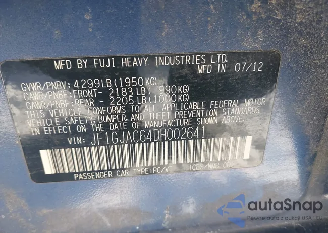 JF1GJAC64DH002641: 44020855