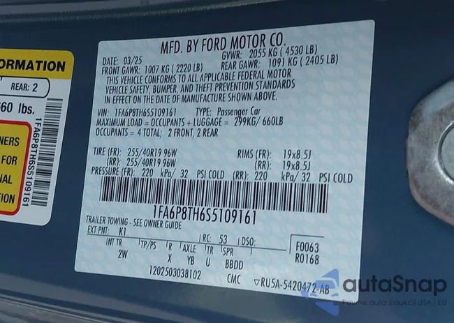 1FA6P8TH6S5109161: 44020882