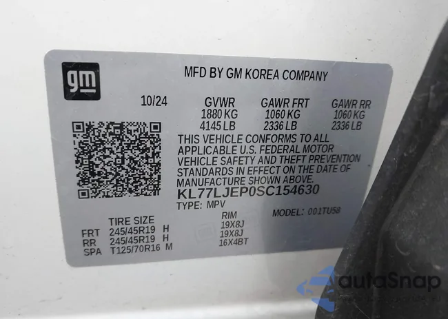 KL77LJEP0SC154630: 44021077