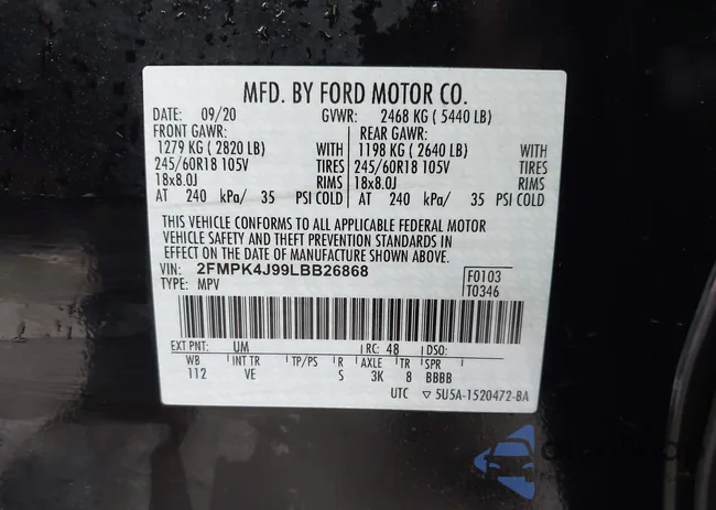 2FMPK4J99LBB26868: 44021091