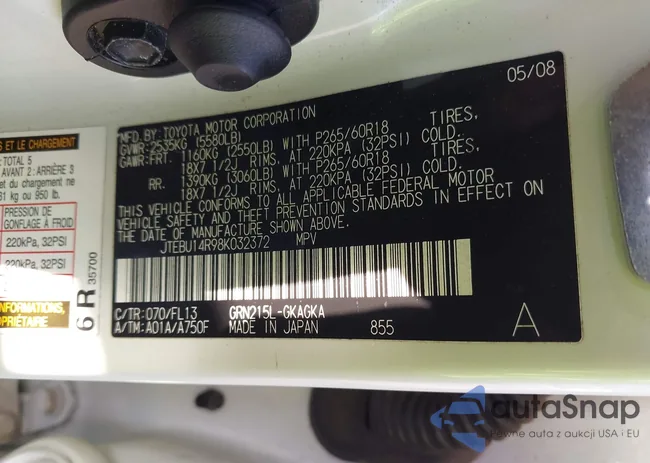 JTEBU14R98K032372: 44021158