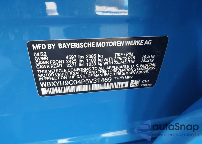 WBXYH9C04P5V31469: 44021177