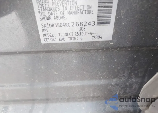 5N1DR3BD4RC268243: 44021188