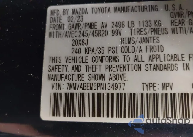 7MMVABEM5PN134977: 44021205