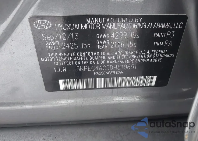 5NPEC4AC5DH810651: 44020240