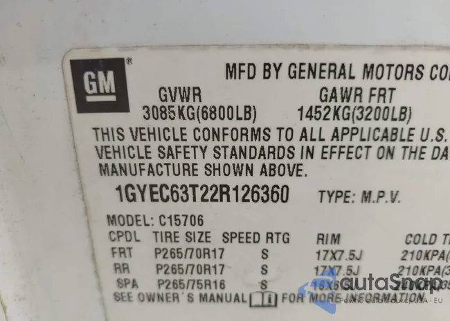 1GYEC63T22R126360: 44020536