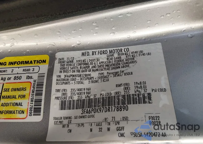 3FA6P0K97DR178890: 44020546