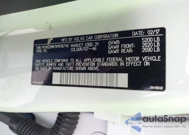 YV1A22MK1H1016746: 44021931