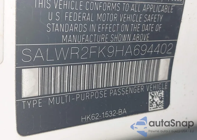 SALWR2FK9HA694402: 44022156