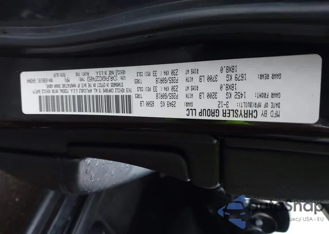 1C4RJFAGXCC274053: 44021255