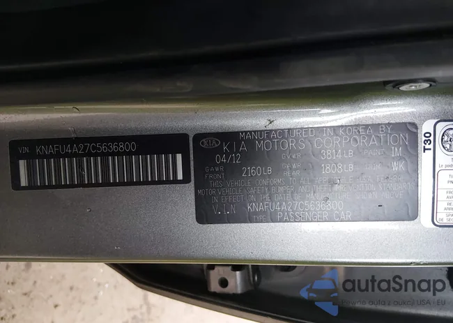 KNAFU4A27C5636800: 44021262