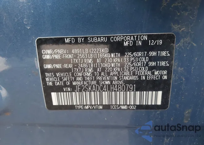 JF2SKADC4LH480791: 44021475