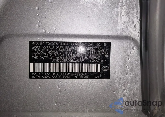 JTHCL5EF2G5025993: 44021534