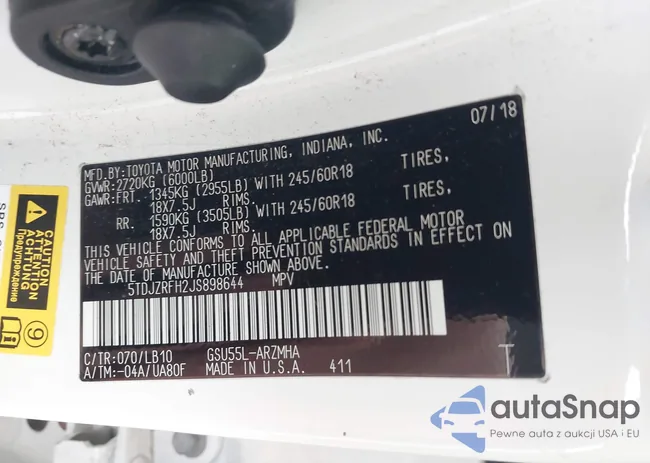 5TDJZRFH2JS898644: 44021574