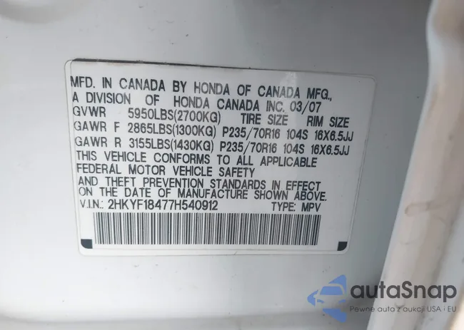 2HKYF18477H540912: 44022646