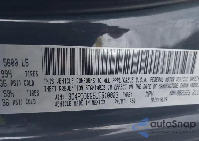 3C4PDDGG5JT510023: 44022909