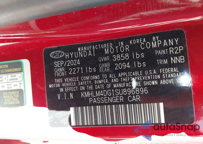 KMHLM4DG1SU896896: 44022918