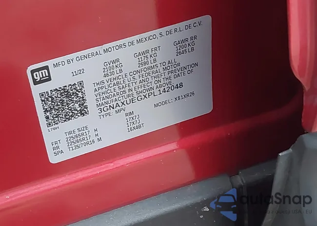 3GNAXUEGXPL142048: 44023082