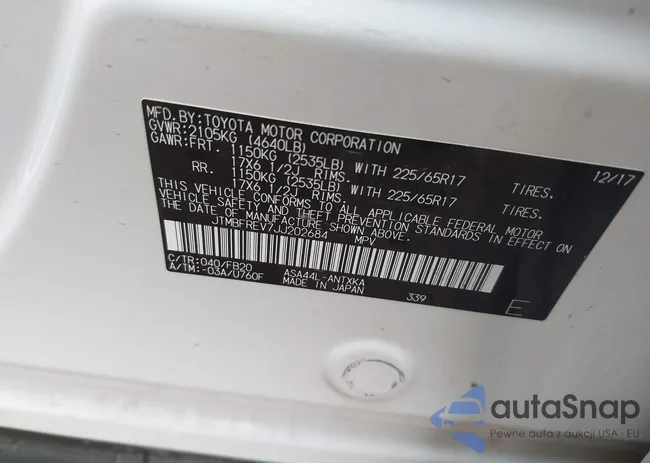 JTMBFREV7JJ202684: 44023211