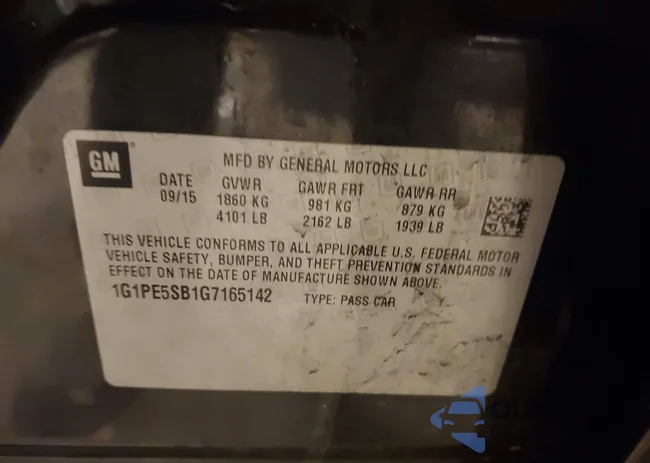 1G1PE5SB1G7165142: 44023215