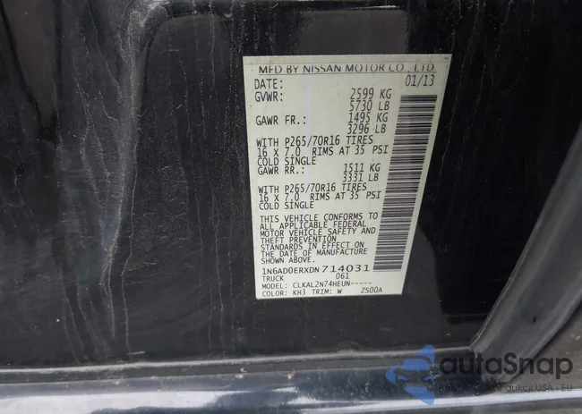 1N6AD0ERXDN714031: 44022434