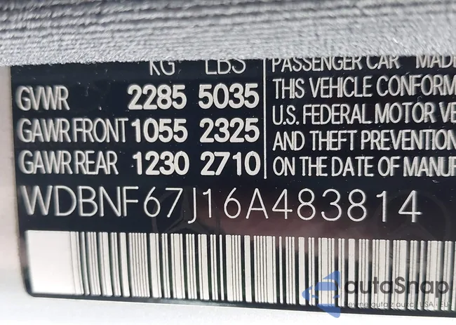 WDBNF67J16A483814: 44024028