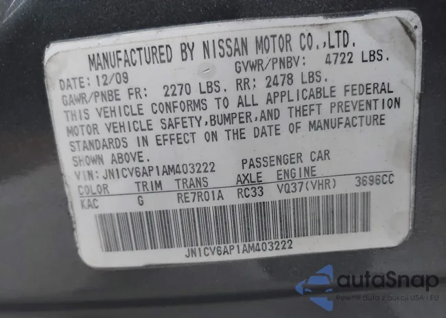 JN1CV6AP1AM403222: 44024042