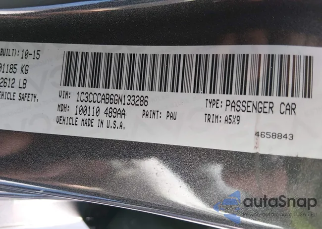 1C3CCCAB6GN133286: 44023366