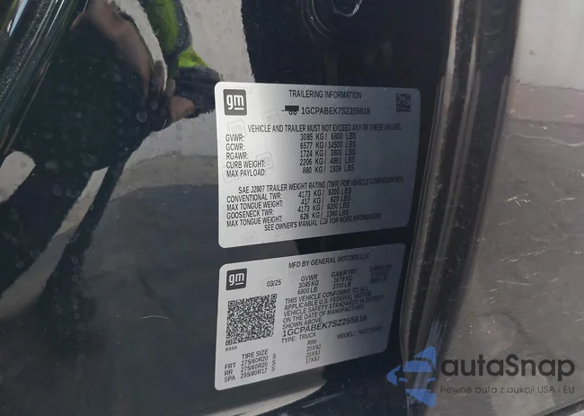 1GCPABEK7SZ255616: 44023627