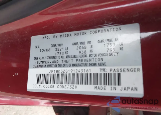 JM1BK32G191243161: 44025167