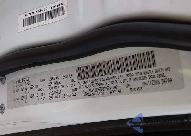 1C4PJMCS2GW210624: 44025225