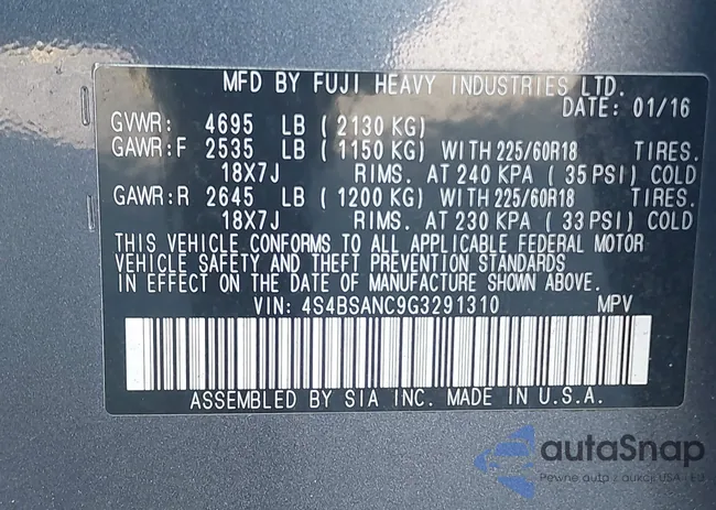 4S4BSANC9G3291310: 44024281