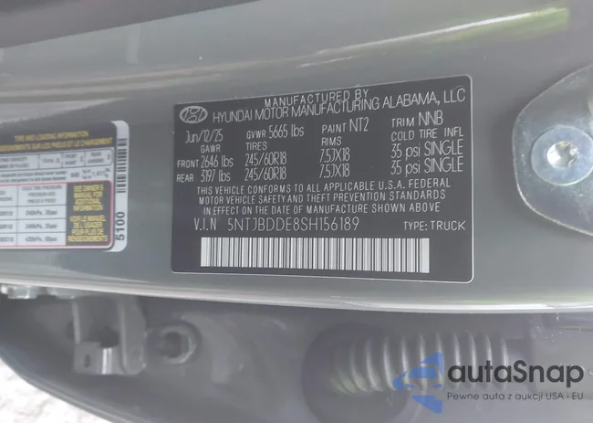 5NTJBDDE8SH156189: 44024333