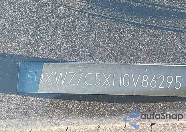 5UXWZ7C5XH0V86295: 44024561