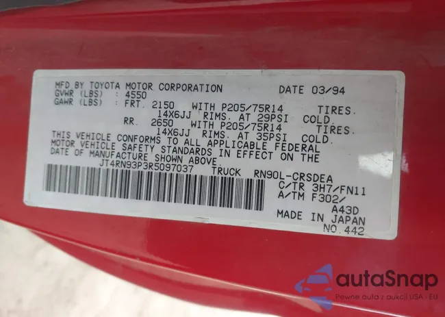 JT4RN93P3R5097037: 44025838