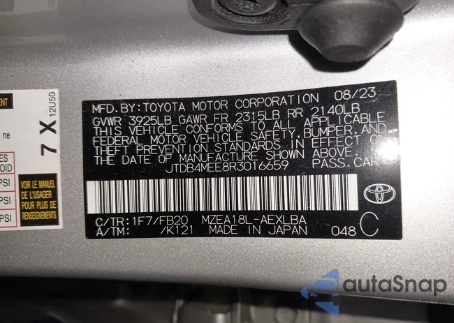 JTDB4MEE8R3016659: 44026037