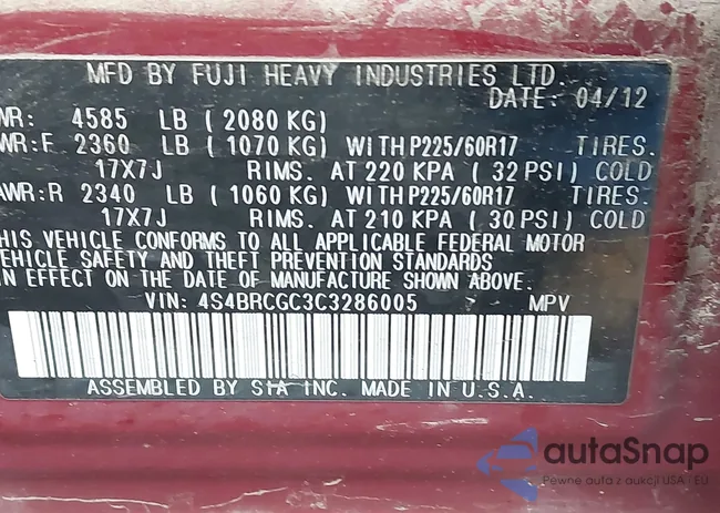 4S4BRCGC3C3286005: 44026063