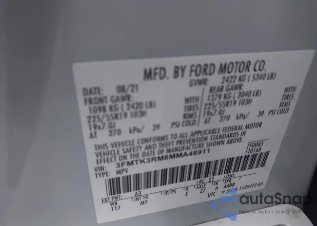 3FMTK3RM8MMA48911: 44025548