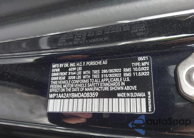 WP1AA2AY8MDA08359: 44026985