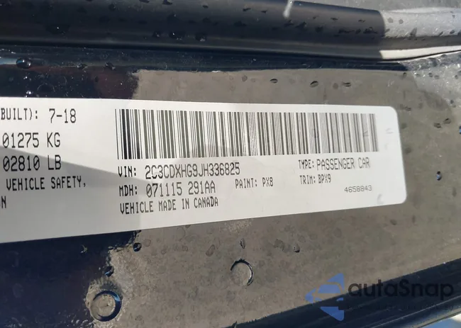 2C3CDXHG9JH336825: 44026502