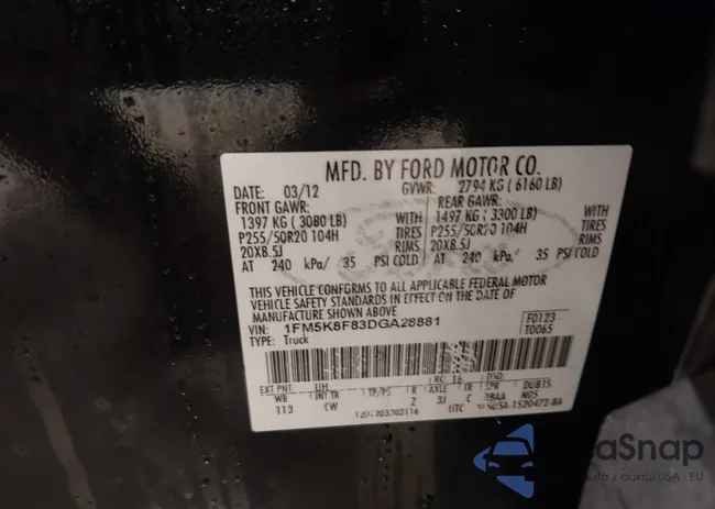 1FM5K8F83DGA28881: 44026621