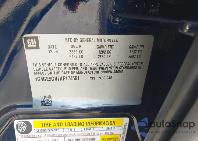 1G4GE5GV7AF174561: 44028016