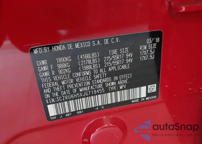 3CZRU6H5XJG719455: 44028092