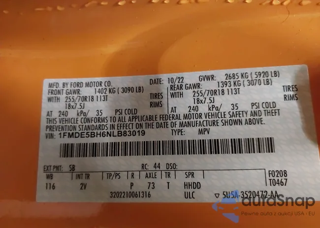 1FMDE5BH6NLB83019: 44028096