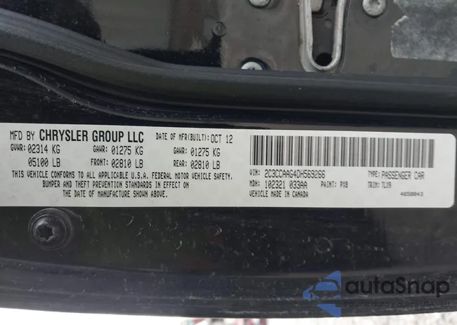 2C3CCAAG4DH569266: 44028109